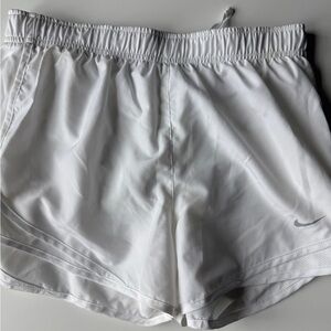 Nike White Sports Shorts